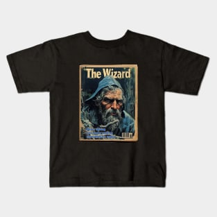 The Wizard, A vintage comics cover Kids T-Shirt